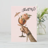 Invitation *~* 3 Ornements A101 Cocktail PHOTO  EVJF (Debout devant)