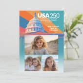 Invitation 3 Photo Collage - États-Unis 250 Dôme Capital Amér (Debout devant)