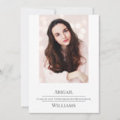 Invitation 3-Photo Minimalist Graduation  Announcement (Devant)