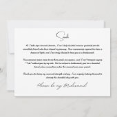 Invitation 3 Photos Serez-Vous Ma Proposition D'Épouse (Dos)