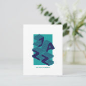 Invitation 3D Jazz music - Funny Music Lover Gift (Debout devant)