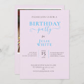 Invitation 3e ANNIVERSAIRE DE LA FÊTE DE GÂTEAU (Devant / Derrière)