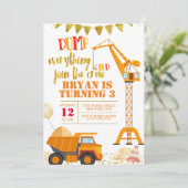 Invitation 3e Anniversaire Dépouille tout rejoindre l'équipag (Debout devant)