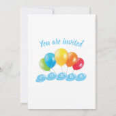 Invitation 3e anniversaire photo collage numéro 3 Garçon (Dos)