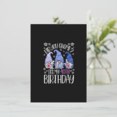 Invitation 40 Ans Gnomes Anniversaire Pour Les Femmes C'Est M (Debout devant)