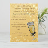 Invitation 40 Ans Toast Champagne (Debout devant)