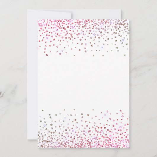 Invitation 40 Et Fabuleuse fête d'anniversaire (Dos)