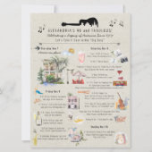 Invitation 40 et fabuleux | Itinéraire d'anniversaire de la N (Devant)