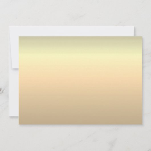 Invitation 40 et fabuleux, Rose d'or glamour photo (Dos)