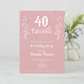 Invitation 40 et Fabulous Foliage rose 40e anniversaire (Debout devant)