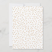 Invitation 40 Fabuleux fête d'anniversaire - Blanc Or rose (Dos)