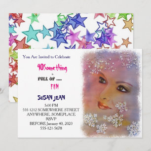 Invitation 40 QUELQUE CHOSE & Plein de plaisir Belle invitati