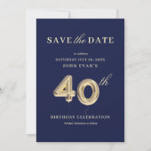 Invitation 40e Anniversaire (Devant)