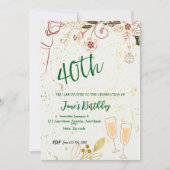 Invitation 40e anniversaire (Devant)