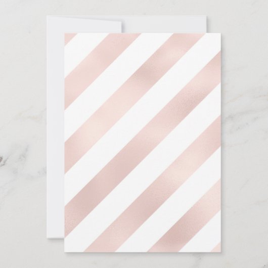 Invitation 40e anniversaire - Ballons Roses en or (Dos)