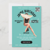 Invitation 40e anniversaire Bash Event Club Style Flyers B (Devant)