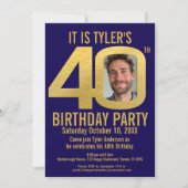 Invitation 40e anniversaire de la fête de la marine (Devant)