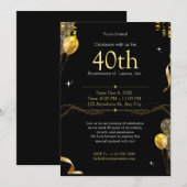 Invitation 40e anniversaire de mariage (Devant / Derrière)