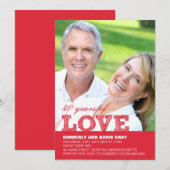 Invitation 40e anniversaire de mariage (Devant / Derrière)