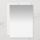 Invitation 40e anniversaire de mariage - Argent blanc (Dos)