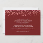 Invitation 40e anniversaire de mariage de Ruby, photos d'hier (Dos)