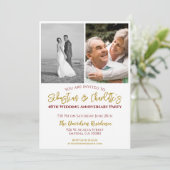 Invitation 40e anniversaire de Mariage Photo Ruby (Debout devant)