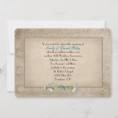 Invitation 40e anniversaire de Mariage Renouveau de la vision (Dos)