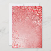 Invitation 40e anniversaire de mariage Ruby Red (Dos)