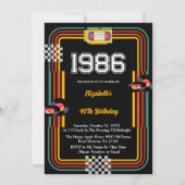 Invitation 40e anniversaire Disco Cassette Rétro 1 (Devant)