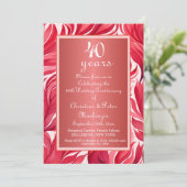 Invitation 40e anniversaire du Mariage de Ruby (Debout devant)