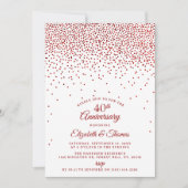 Invitation 40e anniversaire du Mariage de Ruby (Devant)