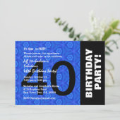 Invitation 40e anniversaire du Royal Blue and Black V15 (Debout devant)