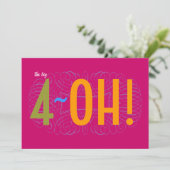 Invitation 40e anniversaire - le Big 4-OH! (Debout devant)