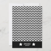 Invitation 40e anniversaire moderne ou année Chevron Retour (Dos)