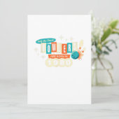 Invitation 40e Anniversaire Quilleur Drôle Quilles 1980 Vinta (Debout devant)