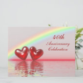 Invitation 40e anniversaire Rubis Cœurs (Debout devant)