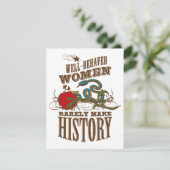 Invitation 40e anniversaire - Une femme sauvage fait l'histoi (Debout devant)