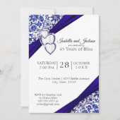 Invitation 45e / 65e Anniversaire de Saphir (Devant)