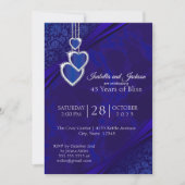 Invitation 45e / 65e conception de l'anniversaire de mariage  (Devant)