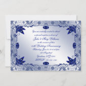 Invitation 45e anniversaire de mariage en saphir 5 (Dos)