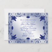 Invitation 45e anniversaire de mariage Saphir 4,25 (Dos)