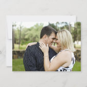 Invitation 45e Sapphire mariage Anniversaire photo du coeur (Dos)