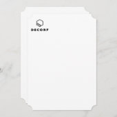 Invitation 4,5 po x 6,25 po (Devant / Derrière)