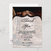 Invitation 4,5 x 6,25 Boots de Cowboy Boots Barn Wood Rus (Devant / Derrière)