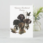 Invitation 4 Couleurs de pointeur germanophones (Debout devant)