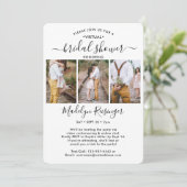 Invitation 4 Fête des mariées d'interurbain virtuel de script (Debout devant)