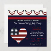 Invitation 4 juillet (Devant / Derrière)