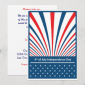 Invitation 4 juillet (Devant / Derrière)