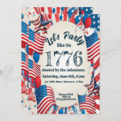 Invitation 4 juillet (Devant / Derrière)