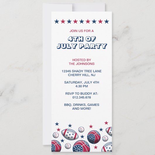 Invitation 4 juillet (Devant)